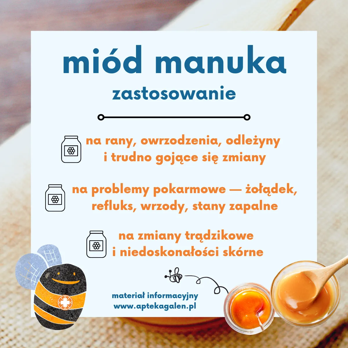 Zdjęcie Jak prawidłowo stosować miód manuka? Korzyści, dawkowanie i przeciwwskazania