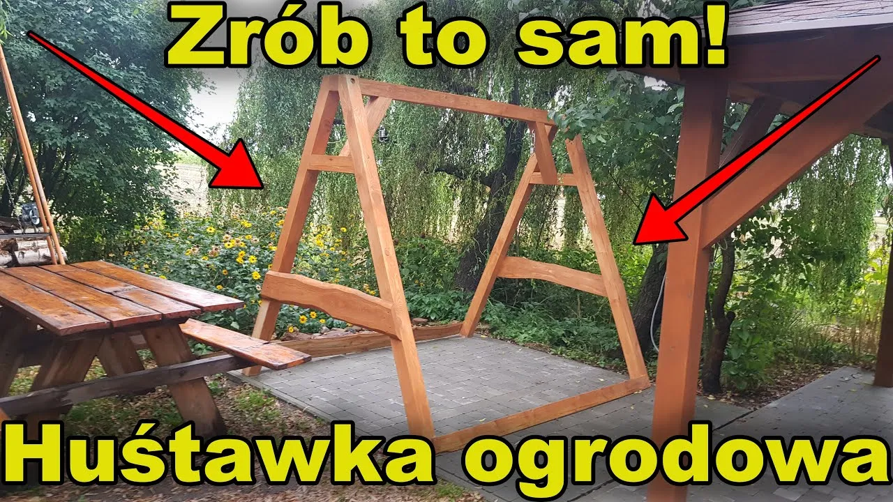 Zdjęcie Jak zrobić huśtawkę ogrodową drewnianą - proste kroki i porady