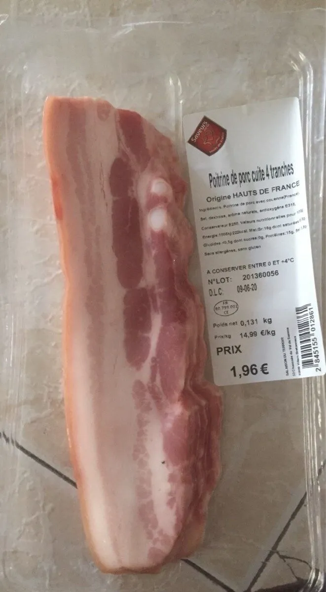 Zdjęcie Calorie poitrine de porc grillée : informations nutritionnelles essentielles