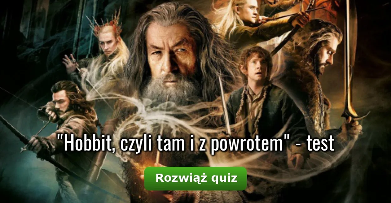 Zdjęcie Jakie mogą być pytania na sprawdzianie z lektury Hobbit – przykłady i tematy