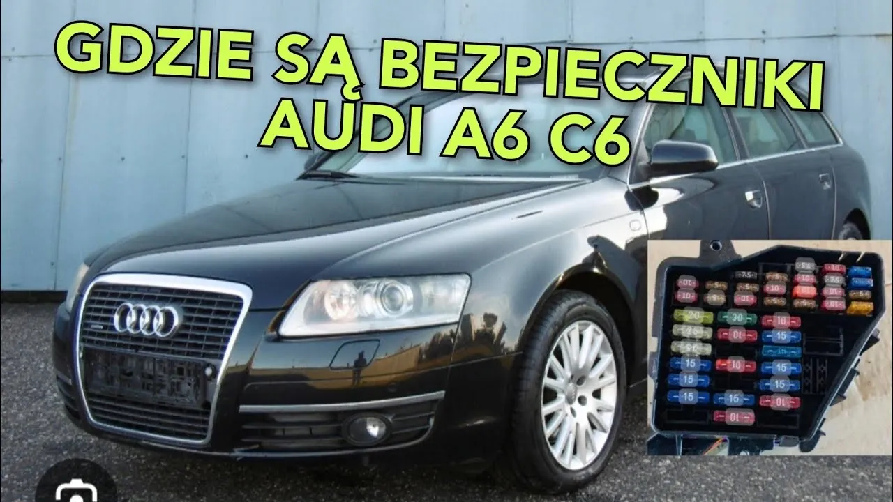 Zdjęcie Gdzie znajduje się bezpiecznik gniazda zapalniczki w Audi A6 C6?