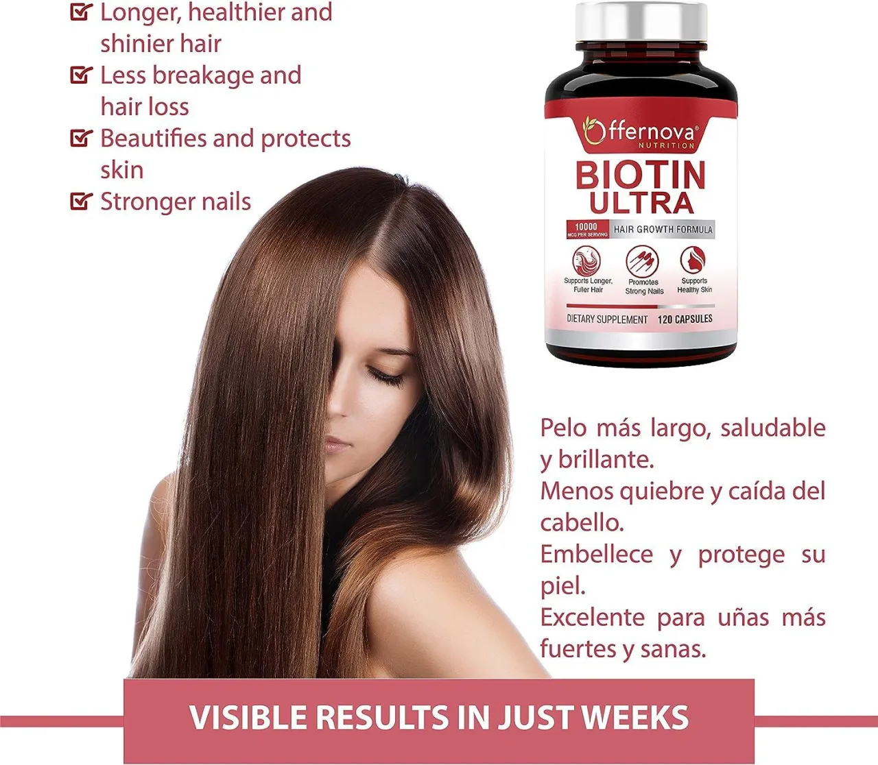 Zdjęcie Vitaminas para pelo, uñas y piel: mejora tu belleza de forma natural