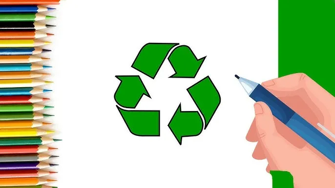 Zdjęcie Jak Łatwo Narysować Znak Recyklingu - Prosty Poradnik krok po kroku