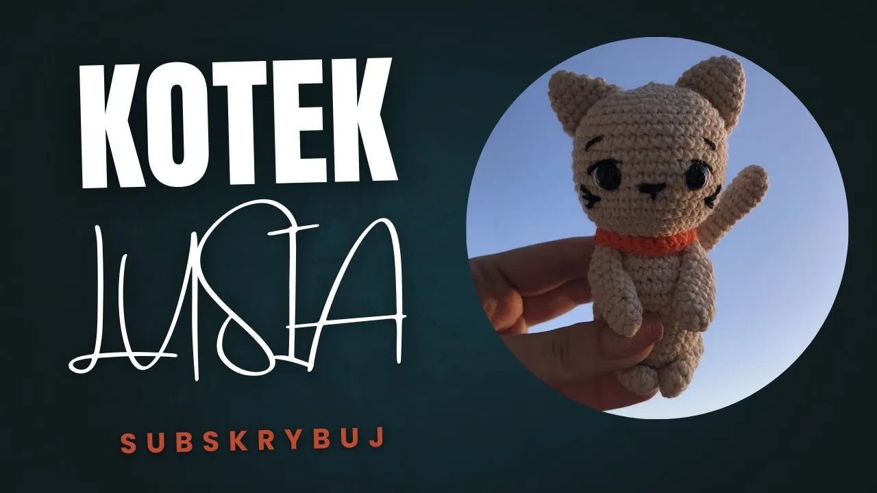 Zdjęcie Jak zrobić kotka na szydełku - krok po kroku do uroczej zabawki