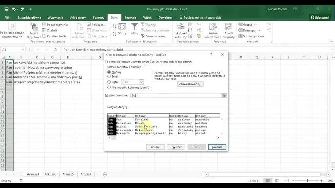 Zdjęcie Jak podzielić komórkę w Excelu poziomo - proste metody krok po kroku