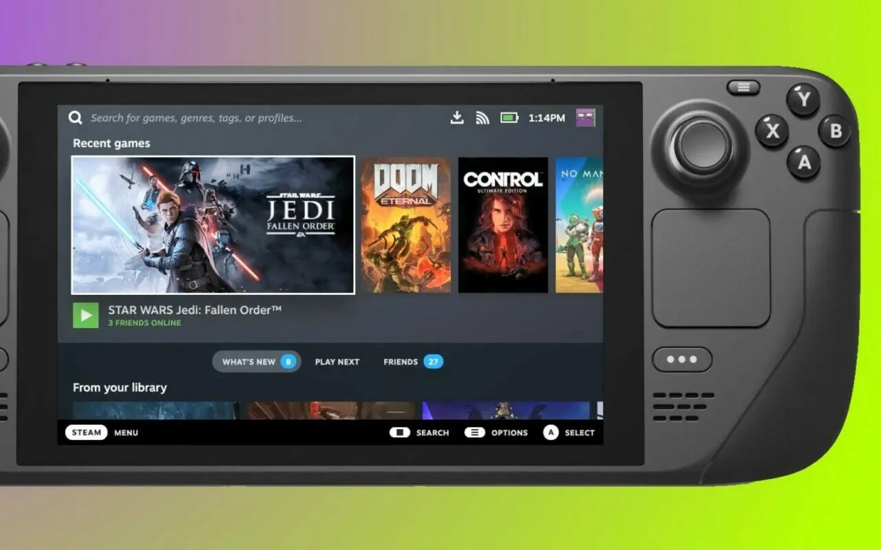 Zdjęcie Lista 100 najpopularniejszych gier na Steam Deck według Valva