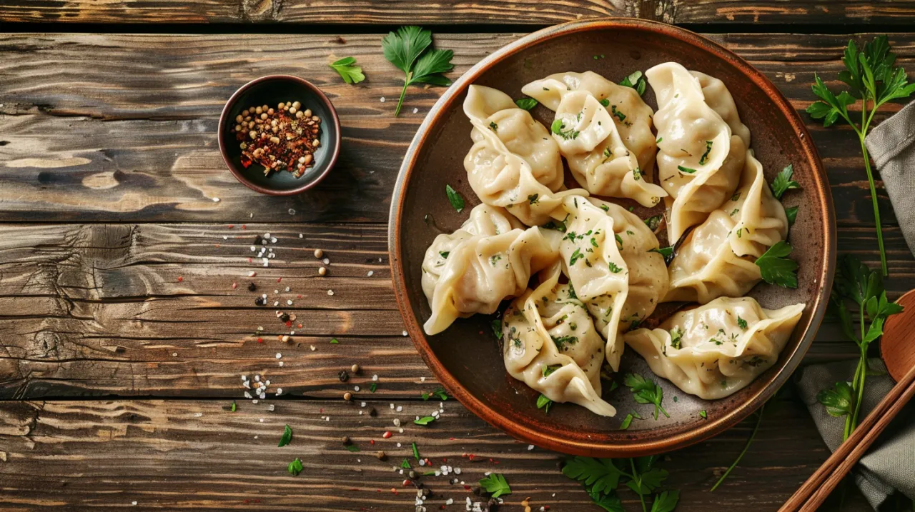 Zdjęcie Fit pierogi z mąki pełnoziarnistej: Zdrowa i smaczna alternatywa - przepis
