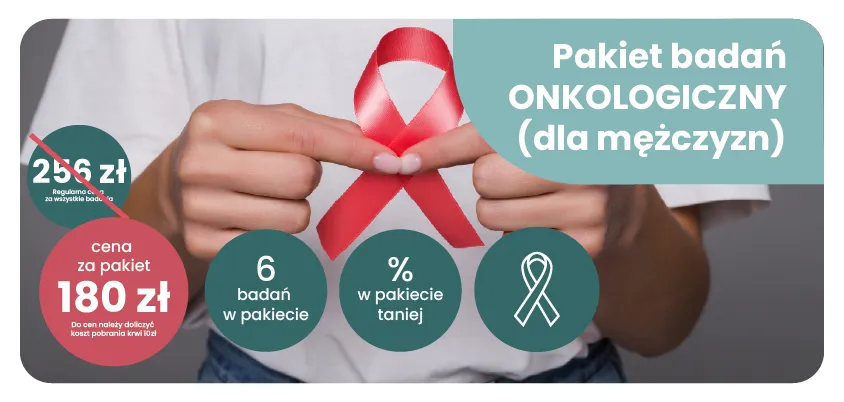 Zdjęcie Pakiet badań nowotworowych dla mężczyzny: kompleksowa diagnostyka raka