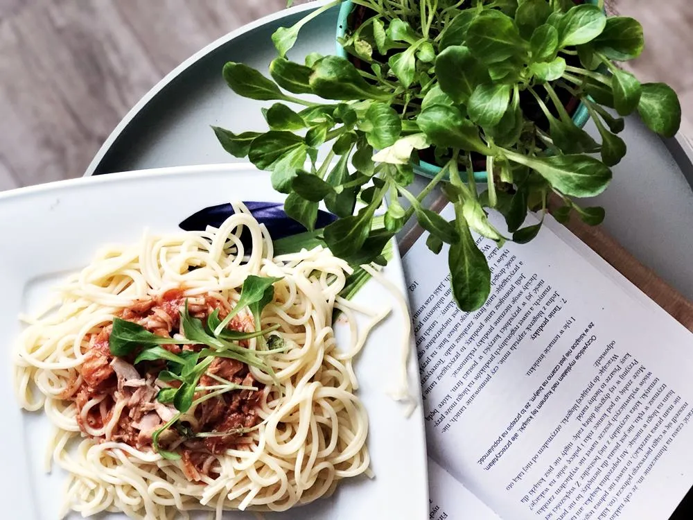 Zdjęcie Szybkie spaghetti z tuńczykiem w Thermomixie – prosta receptura na obiad