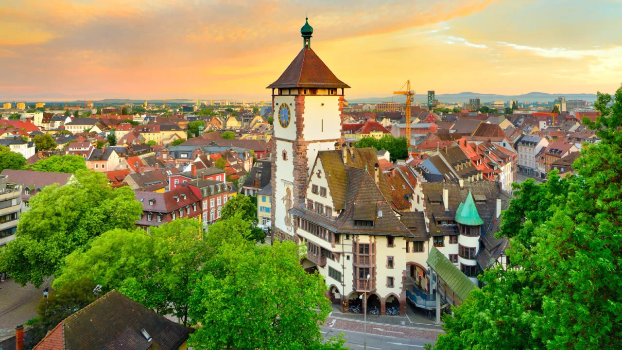 Zdjęcie Gdzie leży miasto Freiburg? Odkryj jego niezwykłą lokalizację w Niemczech