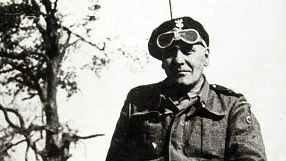 Zdjęcie Generał Stanisław Maczek - legendarny dowódca polskiej dywizji pancernej