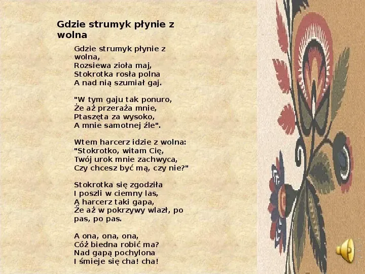 Zdjęcie Tekst piosenki gdzie strumyk płynie z wolna: poznaj wszystkie zwrotki