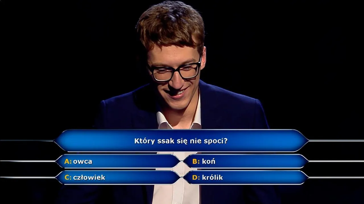Zdjęcie Który ssak się nie poci? Odpowiedź z Milionerzy zaskakuje!
