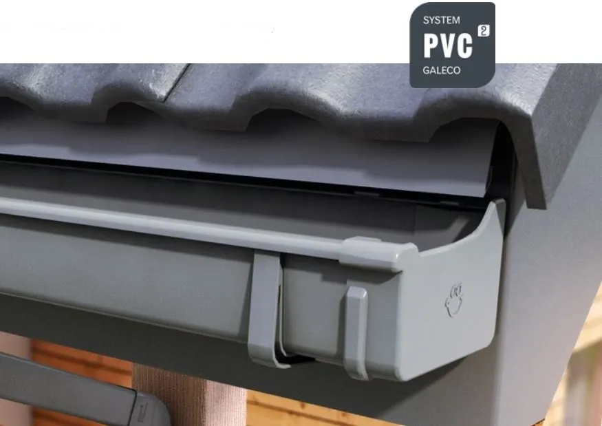 Zdjęcie Rynna kwadratowa PVC: Nowoczesne rozwiązanie dla Twojego domu
