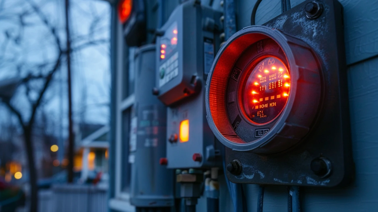 Zdjęcie Co oznacza czerwona lampka na liczniku prądu? - Objasnienie