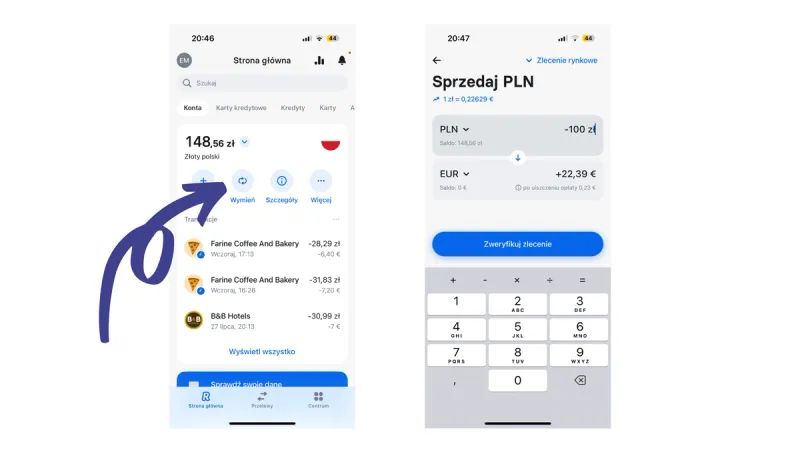 Zdjęcie Jak wymienić walutę w Revolut: kompletna instrukcja krok po kroku