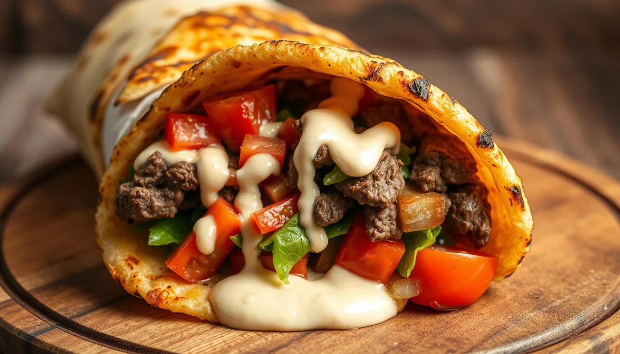 Zdjęcie Lawasz kebab: Lżejszy, autentyczny smak Bliskiego Wschodu. Przepis!