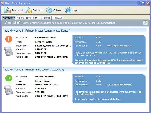 Zdjęcie HDD Inspector - Jakie funkcje oferuje program HDD Inspector do dysków?