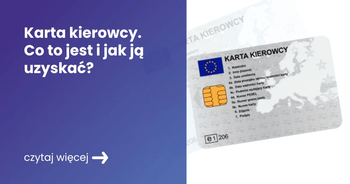 Zdjęcie Co to jest kartonik dla kierowcy i dlaczego jest tak ważny?