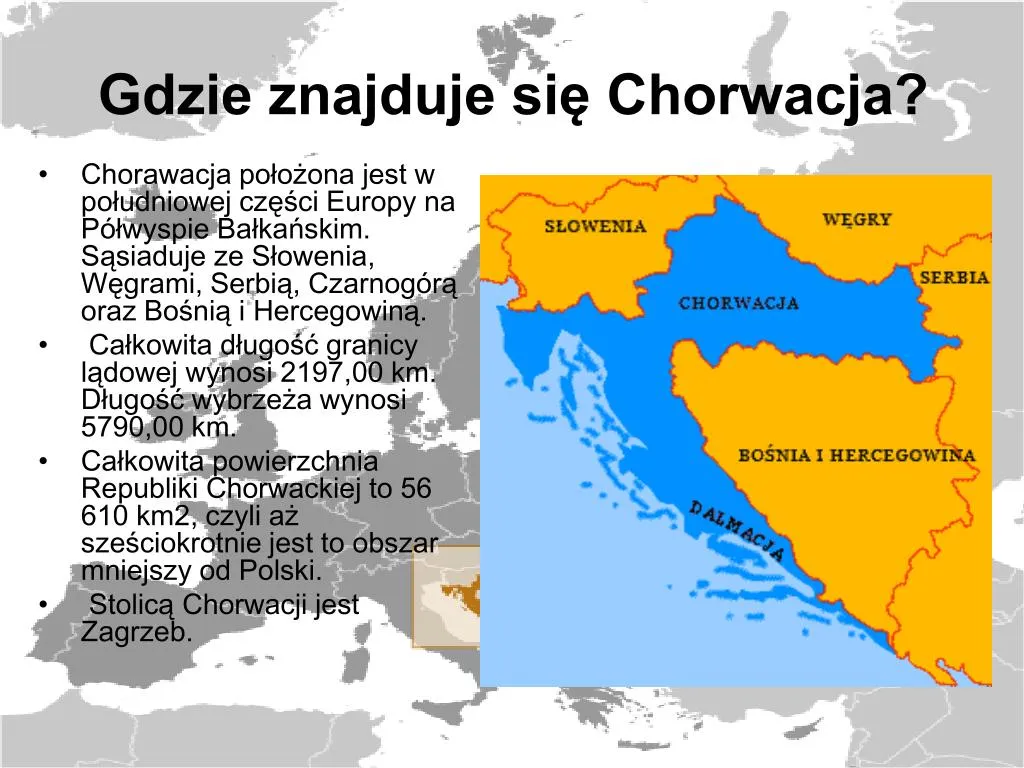 Zdjęcie Chorwacja gdzie leży? Odkryj jej położenie w Europie i sąsiedztwo