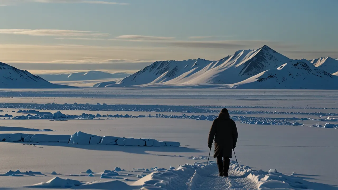 Zdjęcie Arktyczne wyzwanie: Mads Mikkelsen walczy o życie w "Arctic"