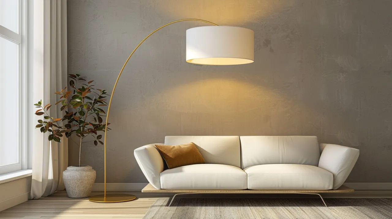Zdjęcie Piękna lampa do salonu: Jak wybrać najpiękniejszą lampę stojącą?