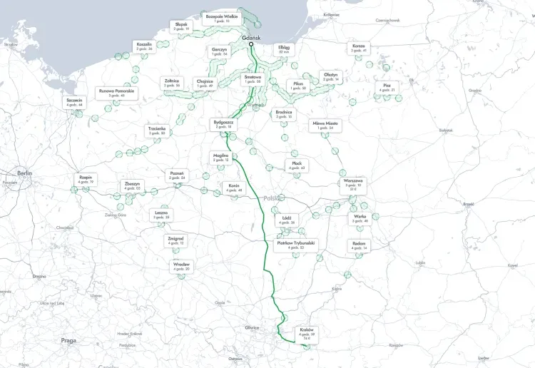 Zdjęcie Gietrzwałd jak dojechać pociągiem: trasy, przesiadki i czas przejazdu