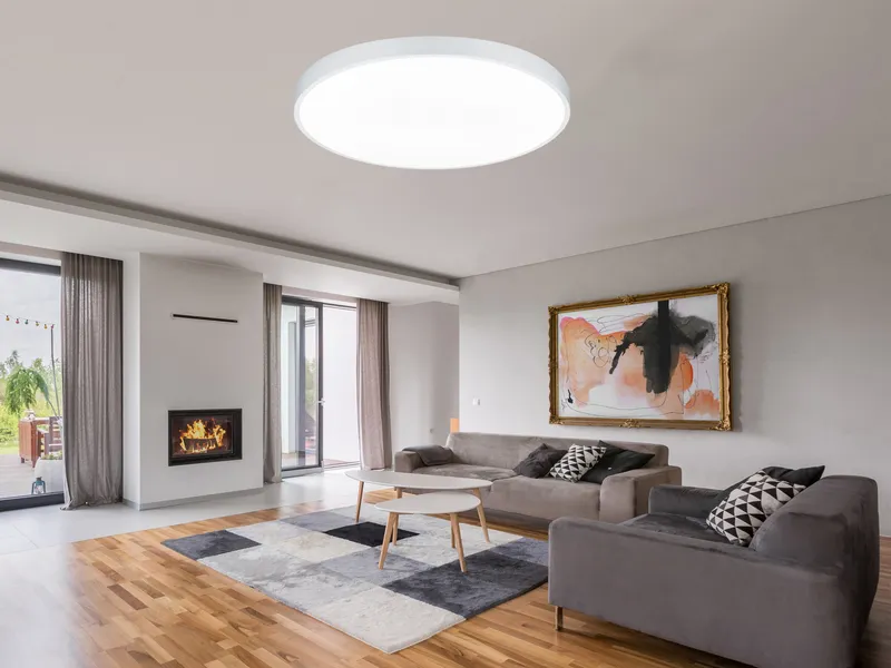 Zdjęcie Finde die perfekte Deckenlampe für dein Wohnzimmer und spare Energie