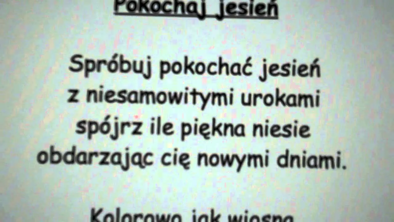 Zdjęcie Pokochaj jesień wiersz – odkryj piękno i emocje tej pory roku