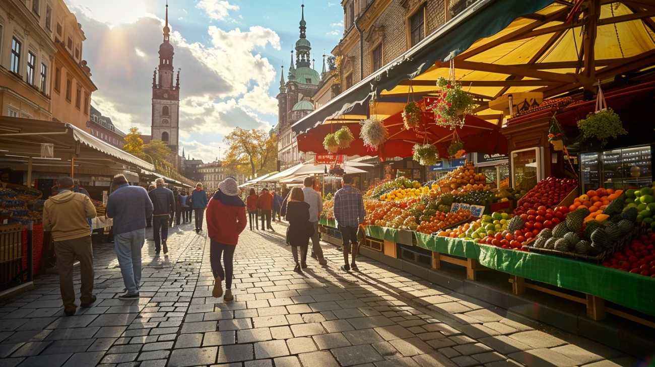 Jedzenie na krakowskim rynku: Gdzie zjeść smacznie?