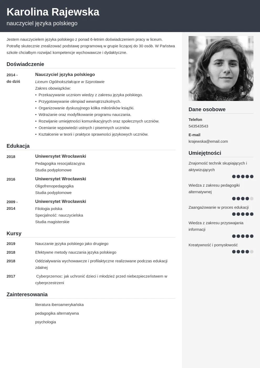 Zdjęcie Co zawiera CV: Kluczowe elementy, które przyciągną pracodawców