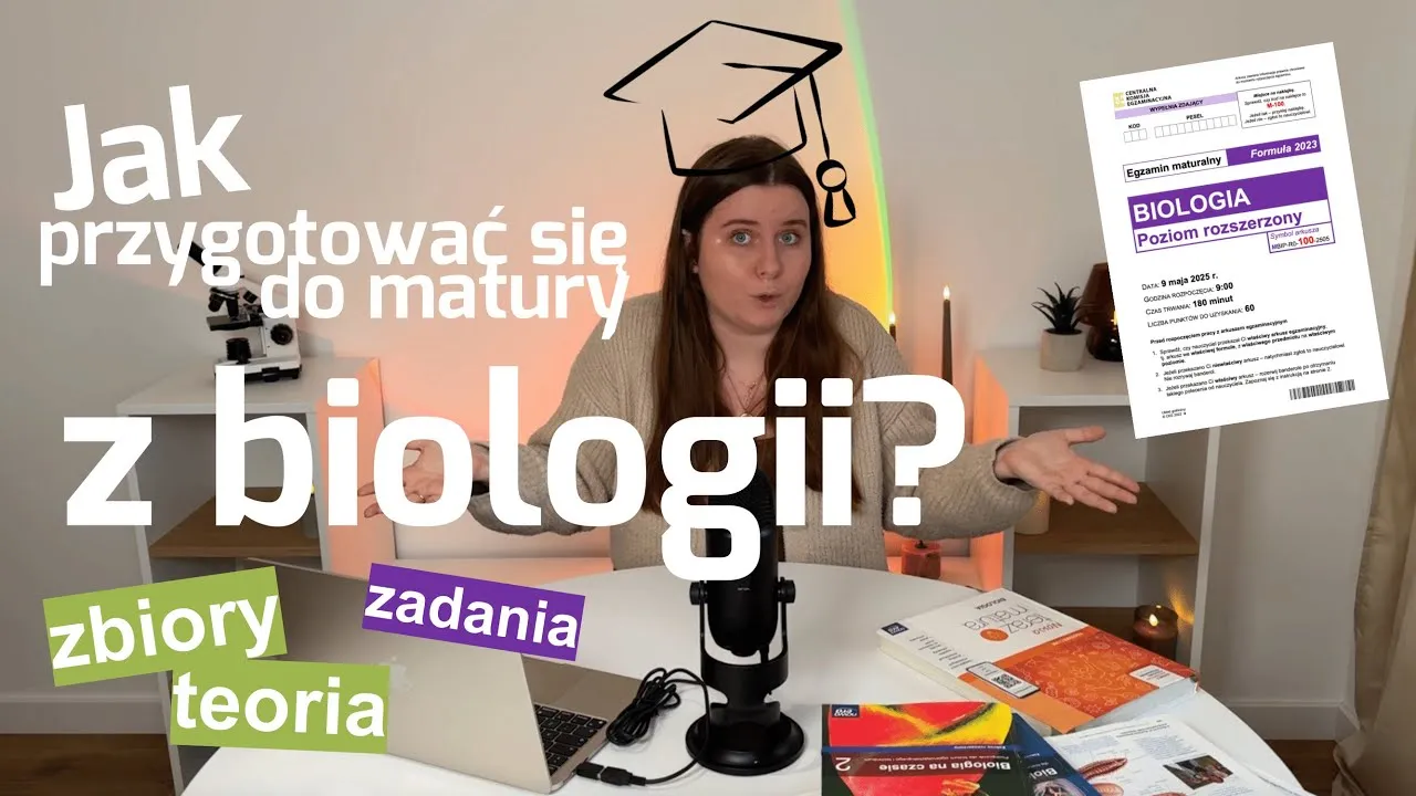 Zdjęcie Matura z biologii 2026: Skuteczny plan nauki i klucz do wysokiego wyniku
