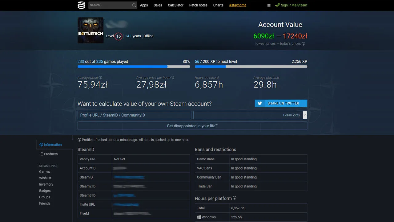 Zdjęcie Jak w 3 minuty sprawdzić wartość konta Steam - poradnik dla gracza
