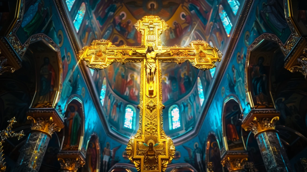 Zdjęcie Święte ikony: krzyż w sztuce religijnej - duchowe przeżycie