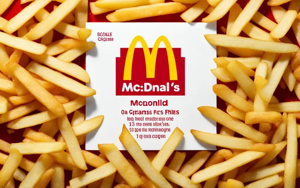 Zdjęcie Ile ważą duże frytki w McDonald's? Zaskakujące fakty o kaloriach