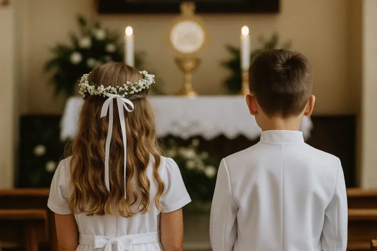 Zdjęcie Życzenia na komunię: Jak uczcić ważny moment w życiu dziecka?