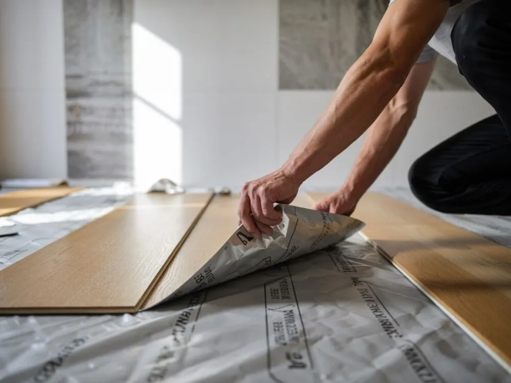Zdjęcie Jaki podkład pod panele na beton, aby uniknąć problemów z wilgocią?
