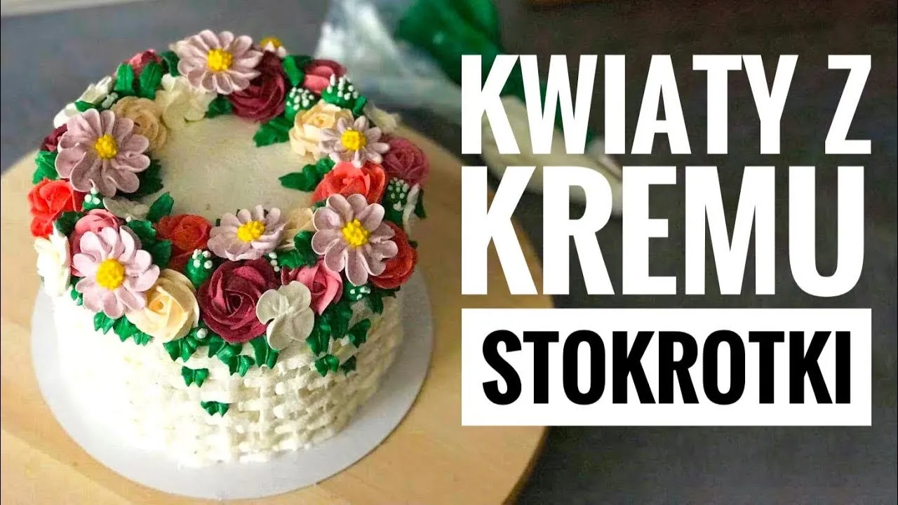 Zdjęcie Jak zrobić kwiaty na tort z kremu - proste techniki i inspiracje
