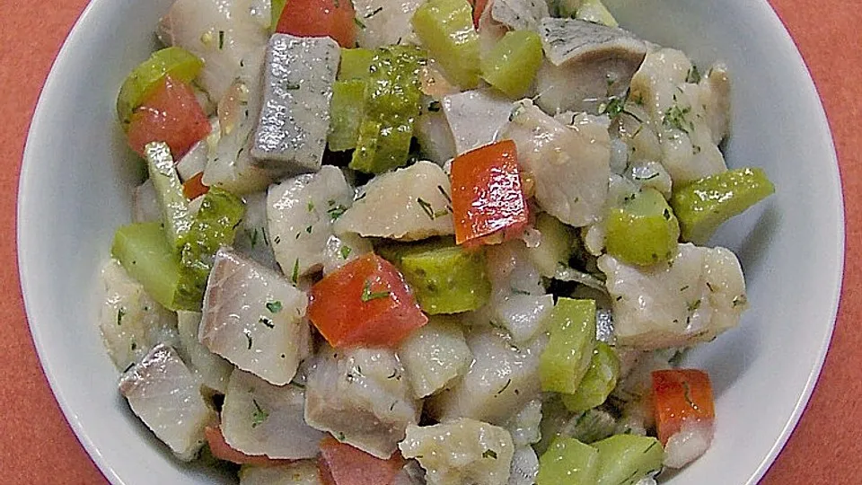 Zdjęcie Einfaches rezept für matjessalat – schnell zubereiten und genießen
