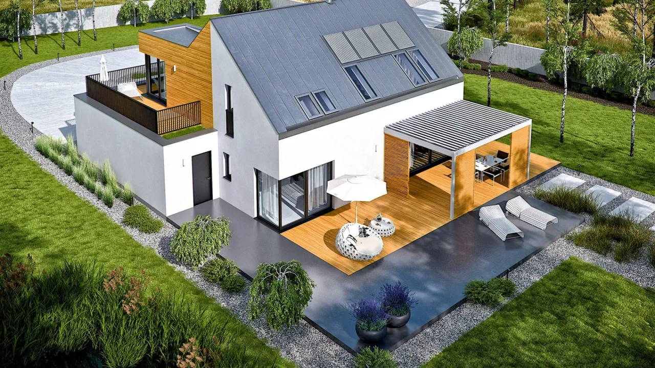 Zdjęcie Projekt tarasu przy domu: 5 kluczowych aspektów planowania