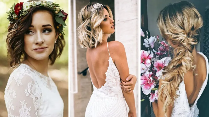 Zdjęcie Jak się uczesać na wesele włosy średnie - eleganckie i trwałe fryzury