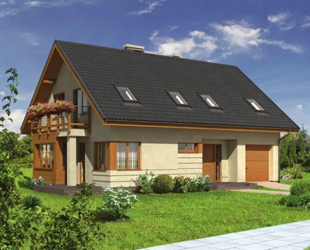 Zdjęcie Projekty domów z dachem dwuspadowym: inspiracje i porady