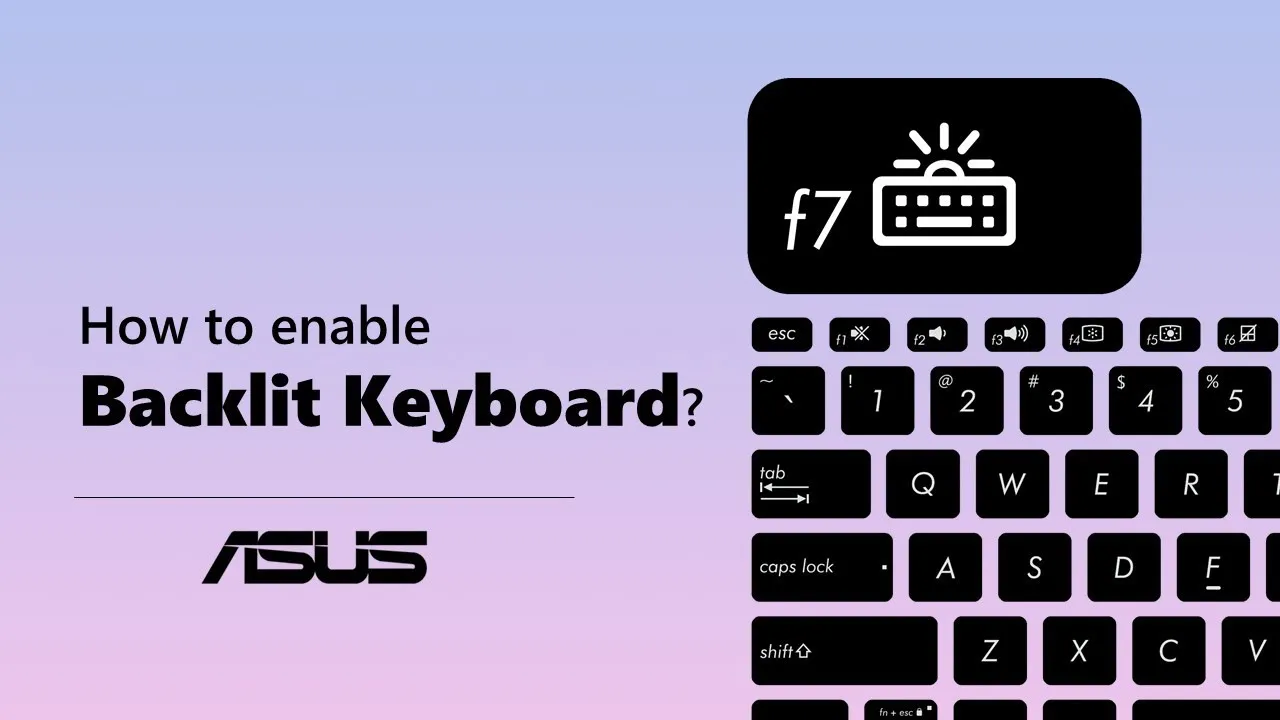 Zdjęcie Jak włączyć podświetlenie klawiatury w laptopie Asus bez problemów