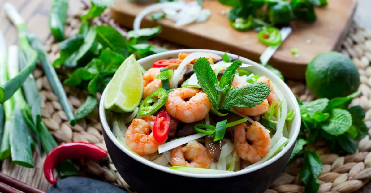 Zdjęcie Deliciosas recetas de ensalada de gambas para cenar sin complicaciones