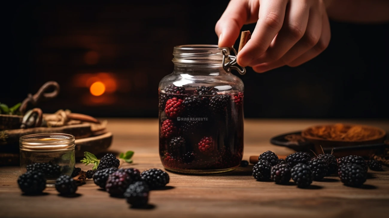 Nalewka z Jeżyn na Wódce i Spirytusie - Przepis i Smak
