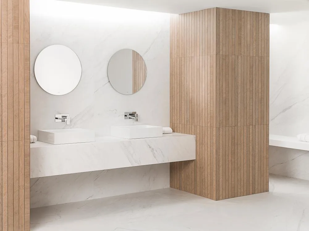 Zdjęcie Liston Oxford Natural Porcelanosa: Eleganckie płytki drewnopodobne