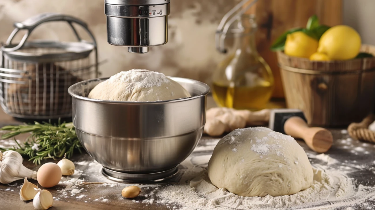 Zdjęcie Doskonałe ciasto na pizzę z robota planetarnego: sekretny składnik