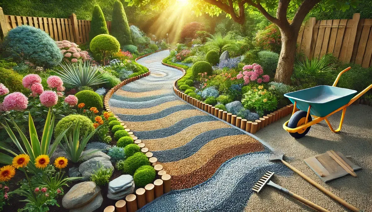 Zdjęcie Jak zrobić ścieżkę żwirową w ogrodzie? Poradnik krok po kroku