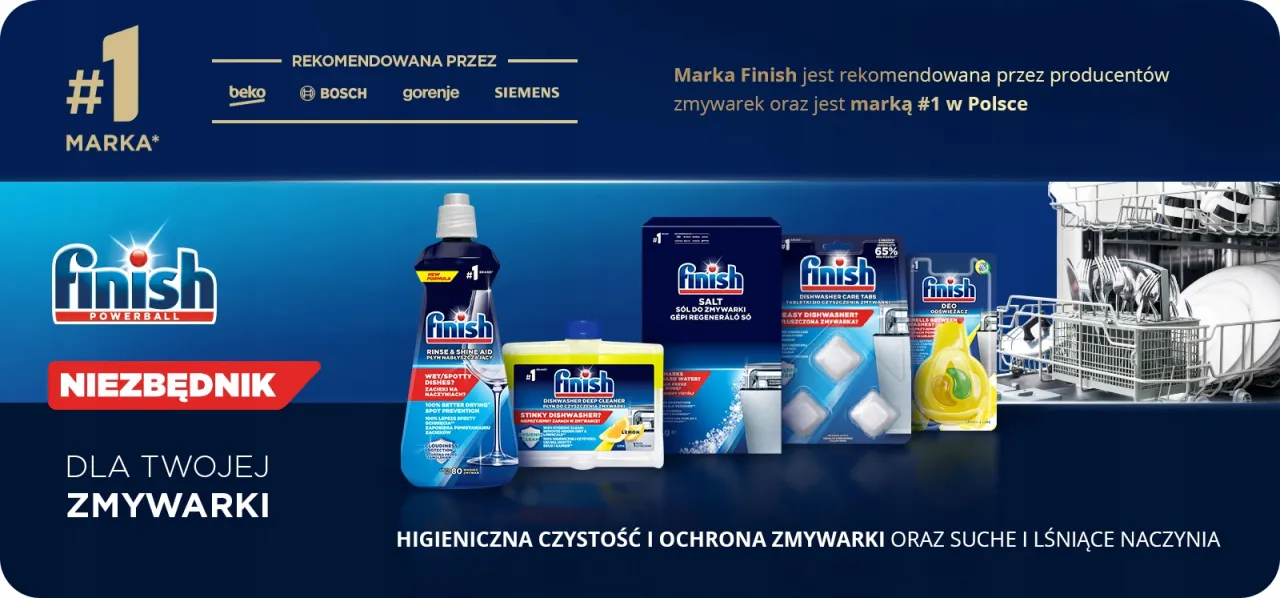 Zdjęcie Jak używać tabletek Finish w zmywarce, aby uzyskać najlepsze rezultaty