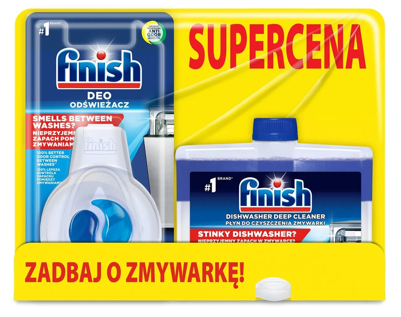 Zdjęcie Jak używać Finish do mycia zmywarek, aby uniknąć nieprzyjemnych zapachów